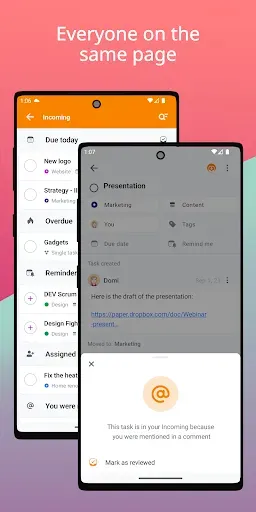 Скриншот 4 — Nozbe: Tasks & Projects