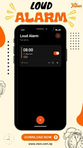 Скриншот 3 — Loud Alarm Clock - Never Sleep