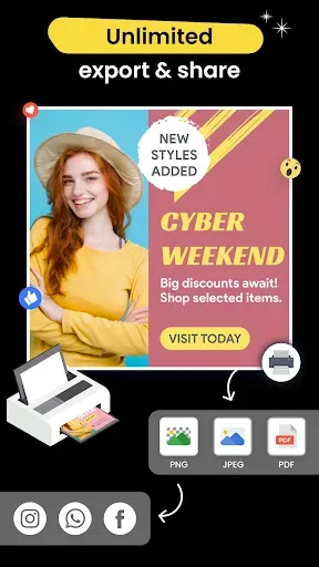 Скриншот 6 — Ad Maker: Advertisement Maker