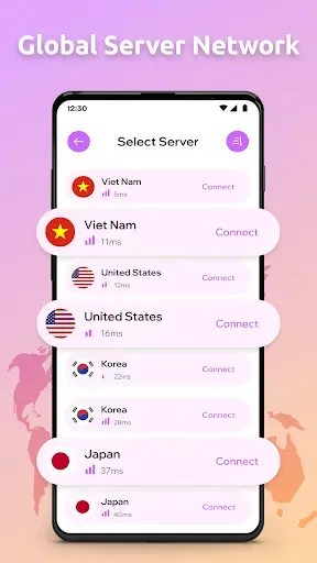 Скриншот 2 — Super VPN: Unlimited VPN Proxy