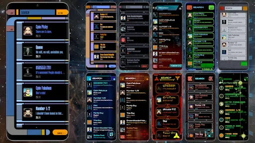 Скриншот 1 — Sci-Fi Messenger