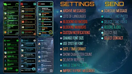 Скриншот 4 — Sci-Fi Messenger
