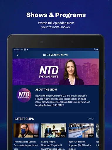 Скриншот 8 — NTD News: 24/7 Live Television