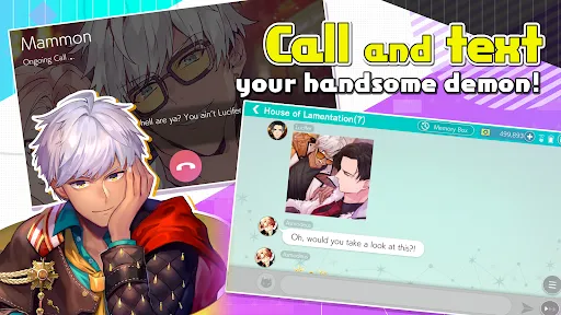 Скриншот 1 — Obey Me! Anime Otome Sim Game