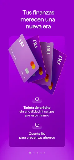 Скриншот 1 — Nu: Crédito y Cuenta de Ahorro