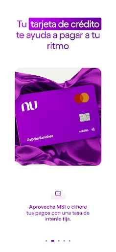 Скриншот 2 — Nu: Crédito y Cuenta de Ahorro