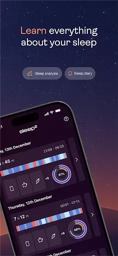 Скриншот 5 — sleep²: трекер сна и анализ