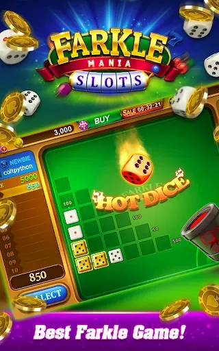 Скриншот 1 — Фаркл Мания - Игровые автоматы