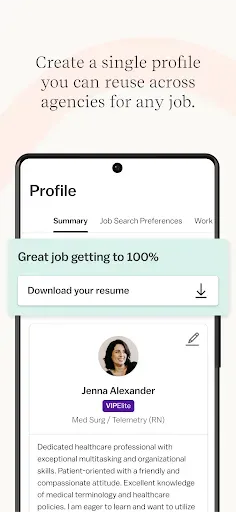 Скриншот 3 — Vivian - Find Healthcare Jobs