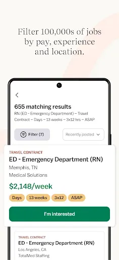 Скриншот 5 — Vivian - Find Healthcare Jobs
