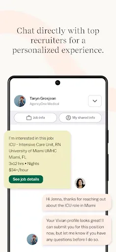 Скриншот 6 — Vivian - Find Healthcare Jobs