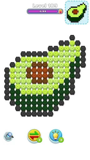 Скриншот 1 — Nut n Bolt Sort: Color Puzzle