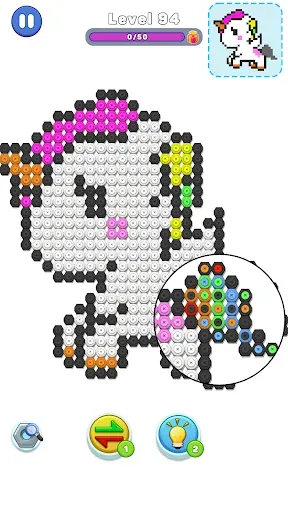Скриншот 2 — Nut n Bolt Sort: Color Puzzle