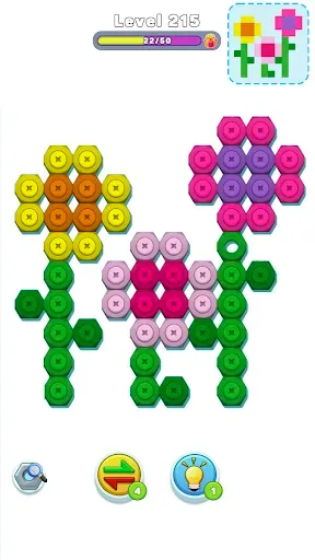 Скриншот 4 — Nut n Bolt Sort: Color Puzzle