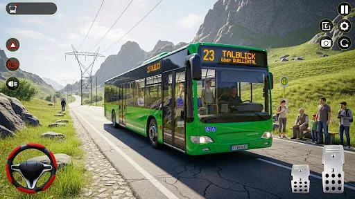 Скриншот 1 — Bus Simulator : Real Drive 3D