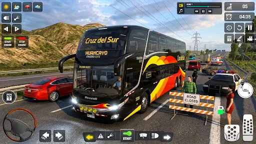 Скриншот 1 — Bus Driving Passenger Bus Game