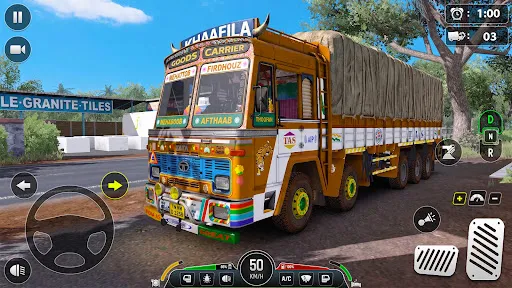 Скриншот 1 — Indian Truck Driving Simulator