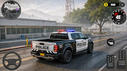 Скриншот 4 — US Police Car Chase 3d 2026
