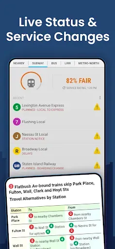 Скриншот 3 — MyTransit NYC Subway & Bus MTA