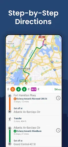 Скриншот 5 — MyTransit NYC Subway & Bus MTA