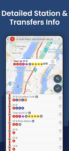 Скриншот 7 — MyTransit NYC Subway & Bus MTA