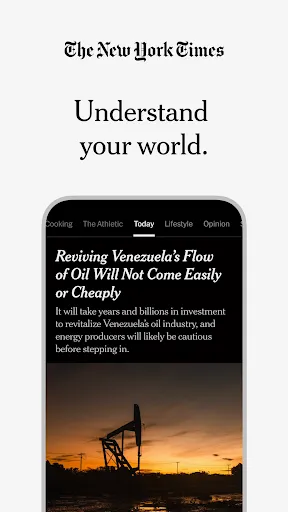 Скриншот 1 — NYTimes: US and Global News