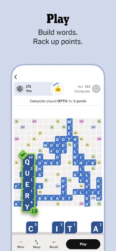 Скриншот 2 — NYT Crossplay: Play and Spell