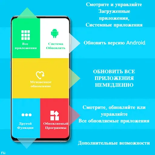 Скриншот 1 — Быстрое Обновление Приложений