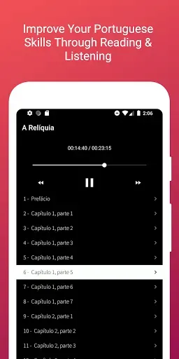 Скриншот 4 — Португальские книги и аудио