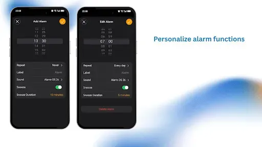 Скриншот 3 — Будильник Phone 17 OS 26