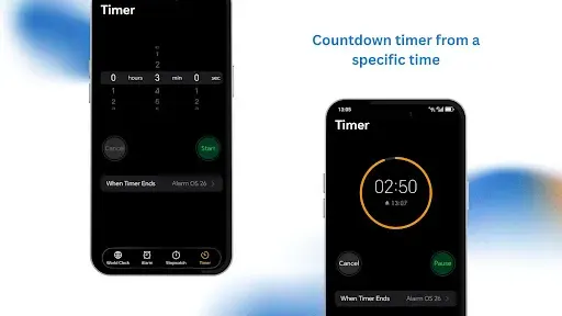 Скриншот 6 — Будильник Phone 17 OS 26