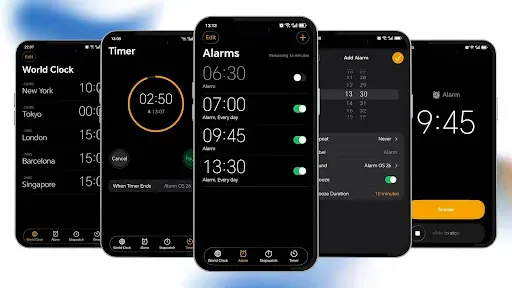 Скриншот 7 — Будильник Phone 17 OS 26