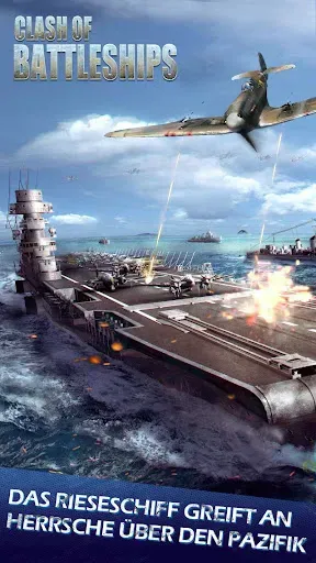 Скриншот 1 — Clash of Battleships - Deutsch