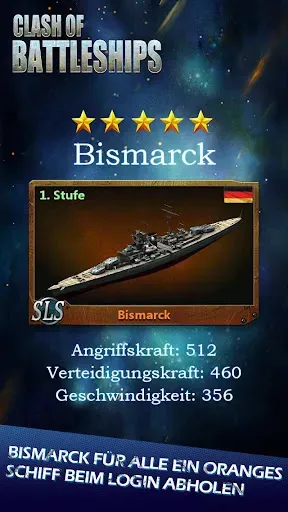 Скриншот 3 — Clash of Battleships - Deutsch