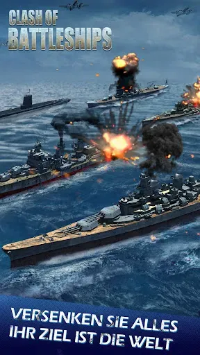 Скриншот 5 — Clash of Battleships - Deutsch