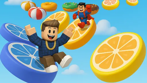 Скриншот 3 — Craft Blox: Obby Parkour Games