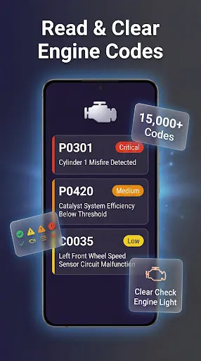 Скриншот 2 — OBD Master Pro | Автосканер