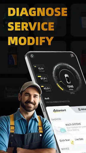 Скриншот 1 — OBDocker - OBD2 Car Scanner