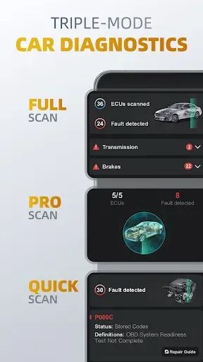 Скриншот 3 — OBDocker - OBD2 Car Scanner