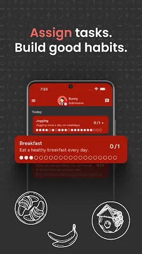 Скриншот 1 — Obedience: BDSM habit tracker