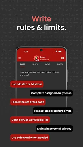 Скриншот 4 — Obedience: BDSM habit tracker