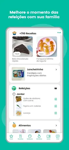 Скриншот 1 — Garfinho: Alimentação infantil
