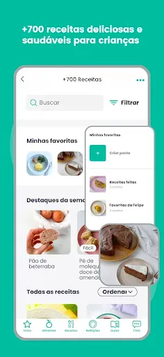 Скриншот 3 — Garfinho: Alimentação infantil
