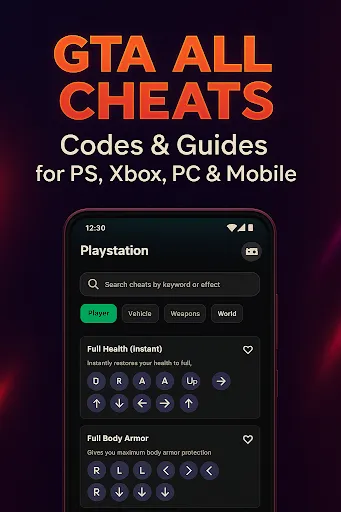 Скриншот 2 — GTA All Cheats -Codes & Guides