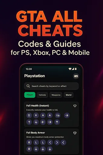 Скриншот 6 — GTA All Cheats -Codes & Guides