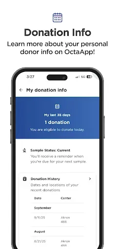 Скриншот 3 — OctaApp - Donate Plasma