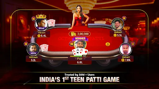 Скриншот 2 — Teen Patti Octro 3 Patti Rummy