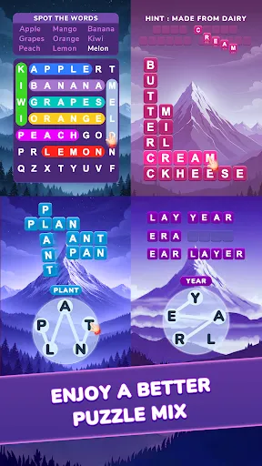 Скриншот 1 — Word Climber: Elite Puzzle Mix