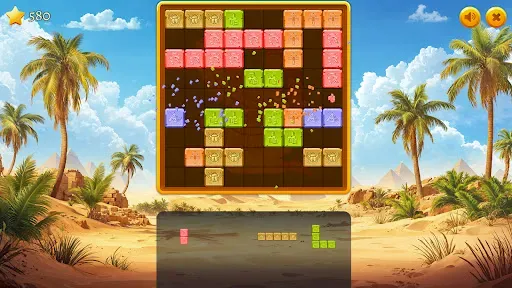 Скриншот 4 — Temple Blocks - Block Puzzle