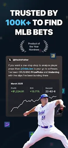 Скриншот 1 — OddsJam: Win At Sports Betting